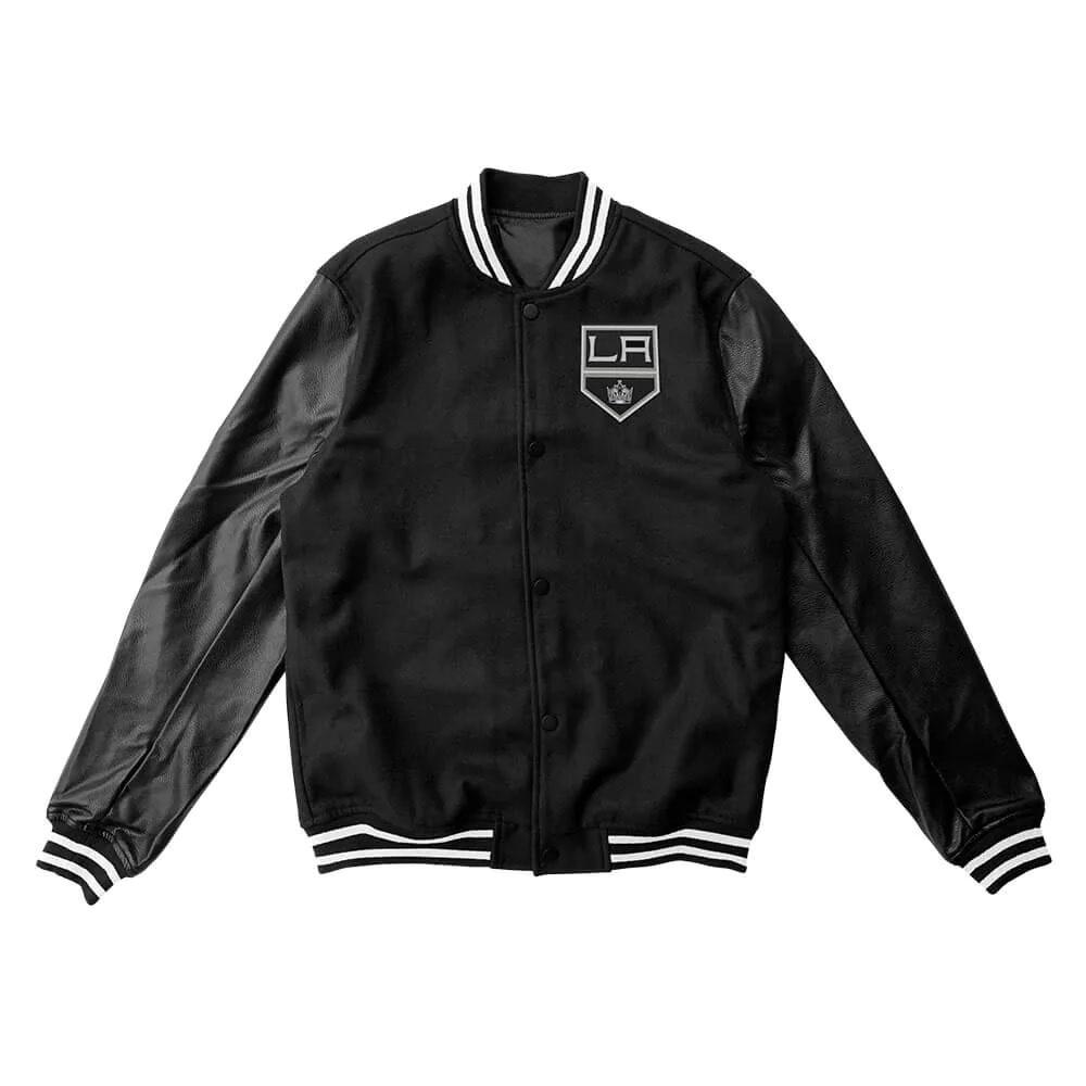 Los Angeles Kings Black Varsity Jacket