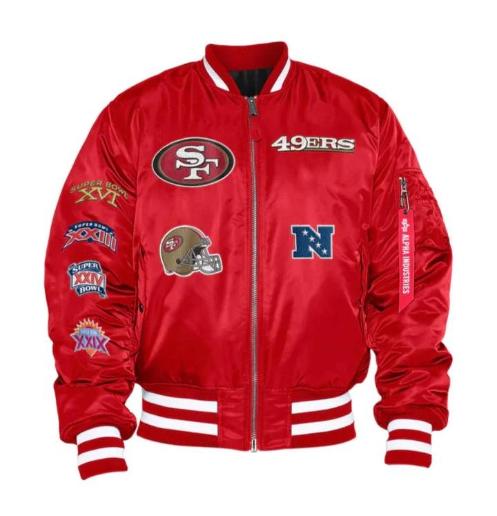 San Francisco 49ers Ma-1 Bomber Jacket