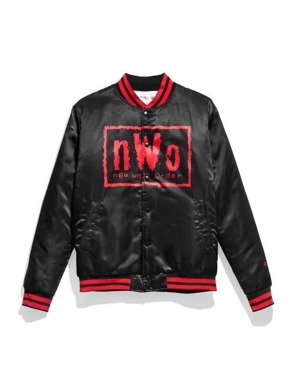 New World Order Satin Varsity Jacket