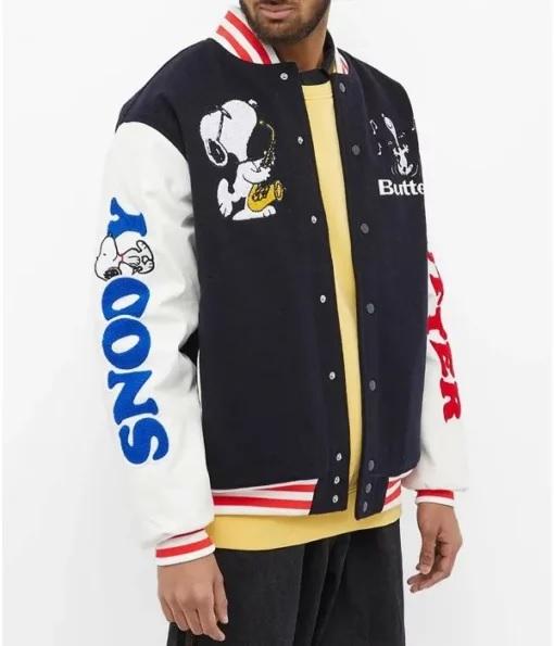 Snoopy Butter Varsity Jacket