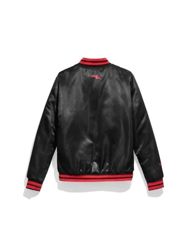 New World Order Satin Varsity Jacket