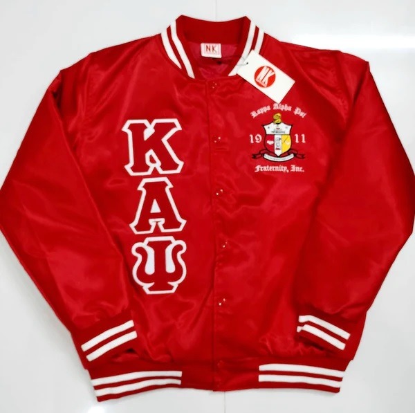 Kappa Alpha Psi Embroidery Baseball Jacket