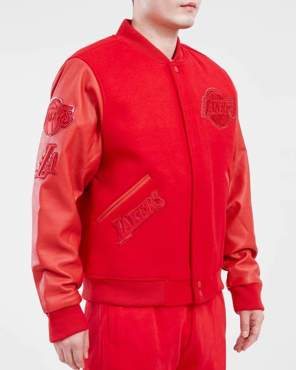 Los Angeles Lakers Classic Triple Wool Varsity Jacket