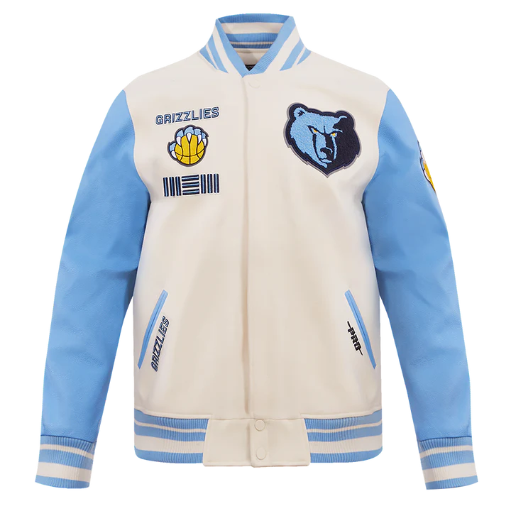 Memphis Grizzlies Retro Classic Rib Wool Varsity Jacket