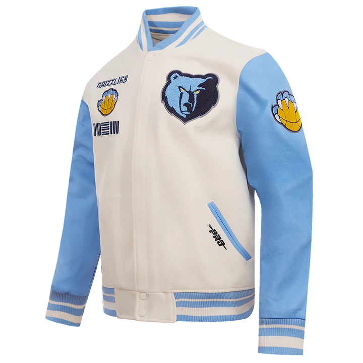 Memphis Grizzlies Retro Classic Rib Wool Varsity Jacket