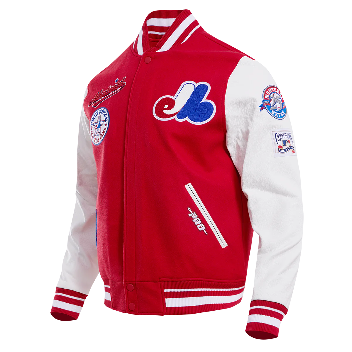 Montreal Expos Retro Classic Rib Wool Varsity Jacket