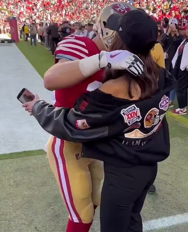 Olivia Culpo San Francisco 49ers Bomber Jacket