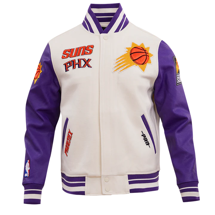Phoenix Suns Retro Classic Rib Wool Varsity Jacket