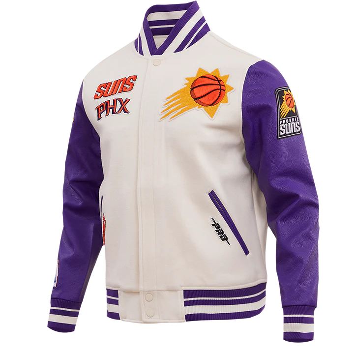 Phoenix Suns Retro Classic Rib Wool Varsity Jacket
