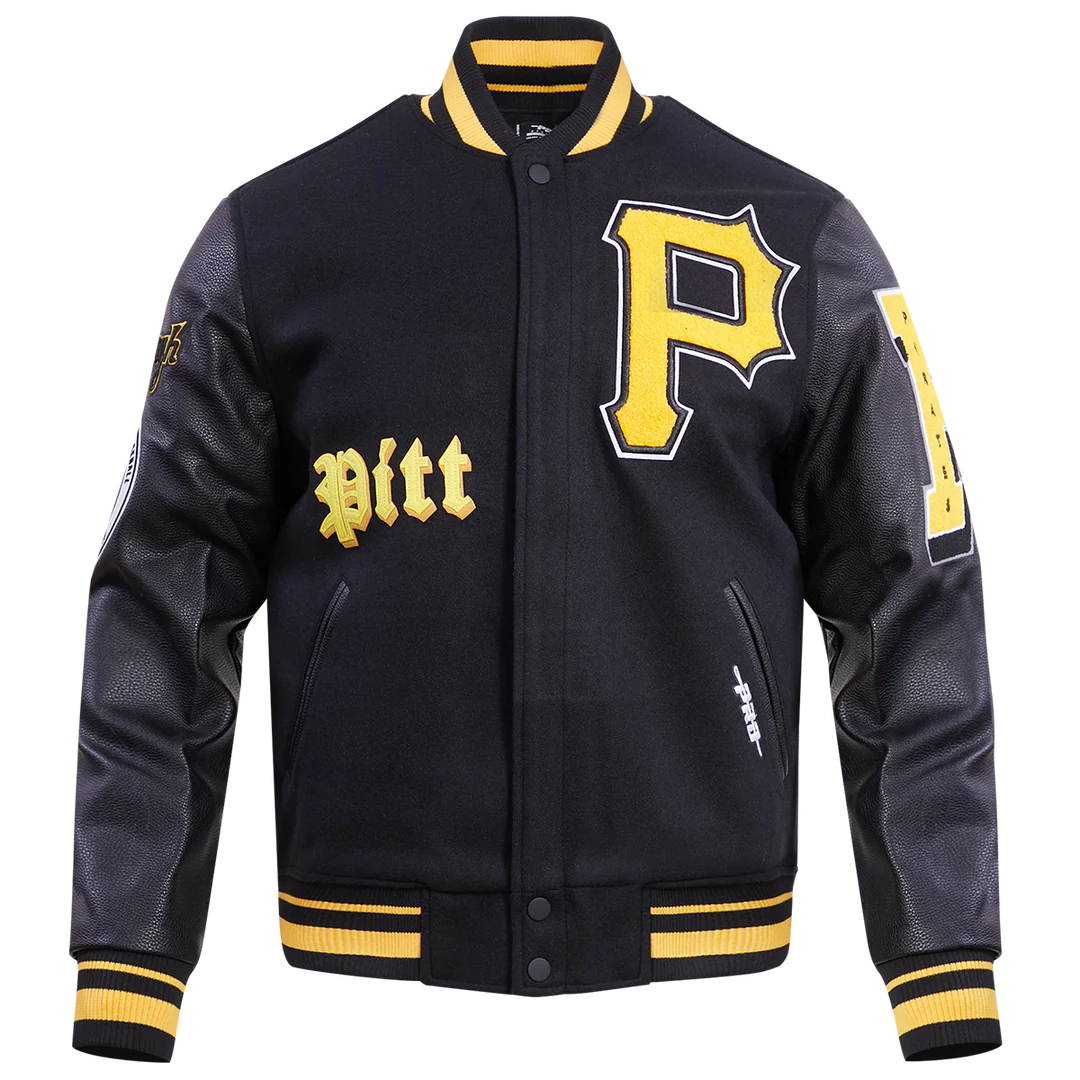 Pittsburgh Pirates Old English Wool Varsity Jacket