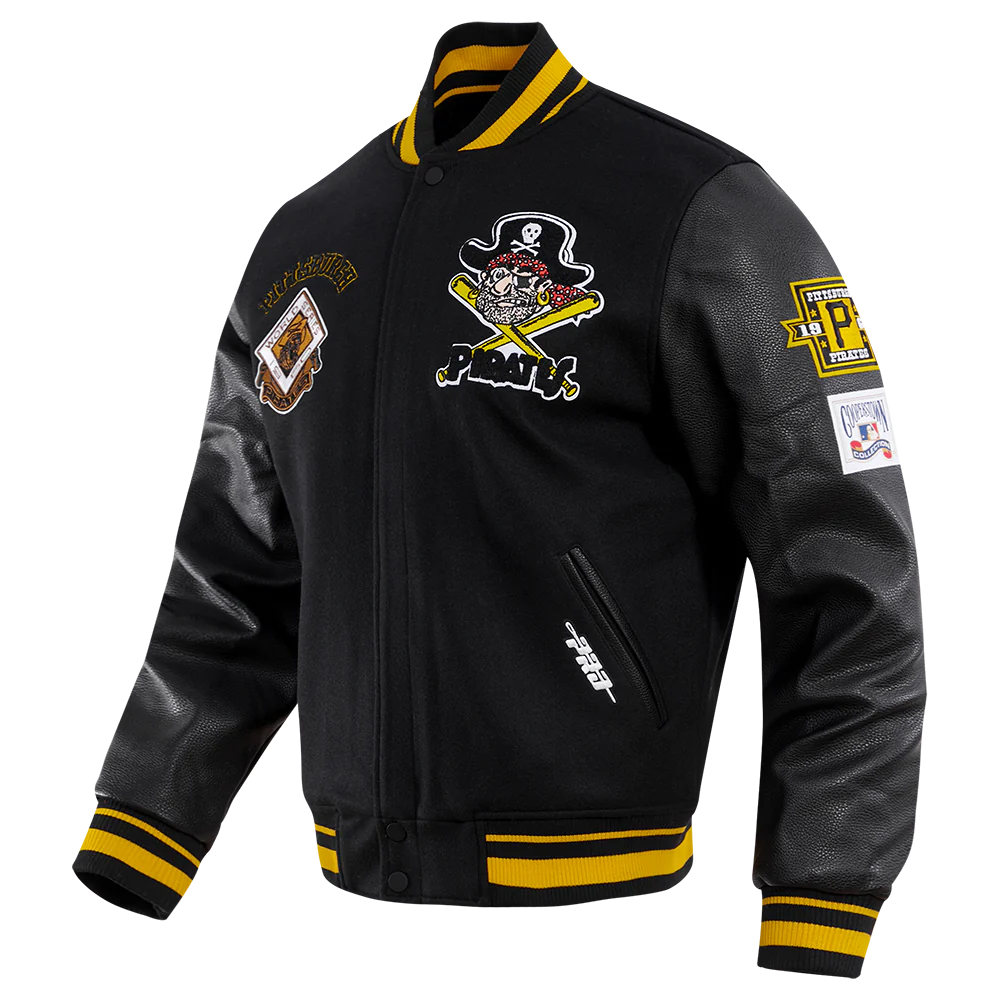 Pittsburgh Pirates Retro Classic Rib Wool Varsity Jacket