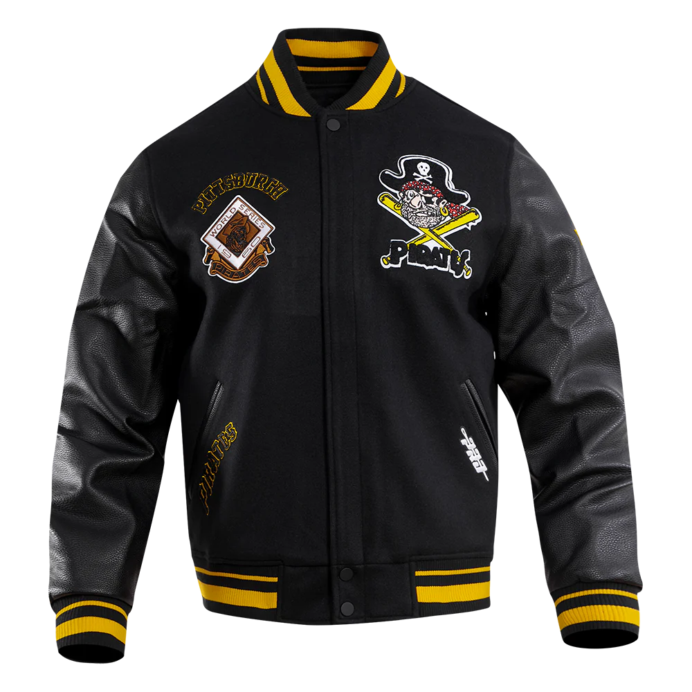 Pittsburgh Pirates Retro Classic Rib Wool Varsity Jacket