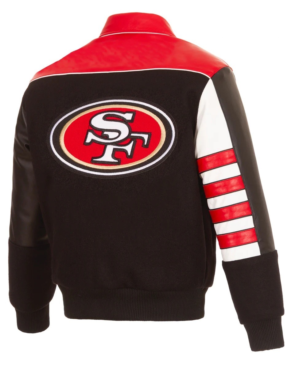 San Francisco 49ers Jh Design NFL Wool Varsity Jacket
