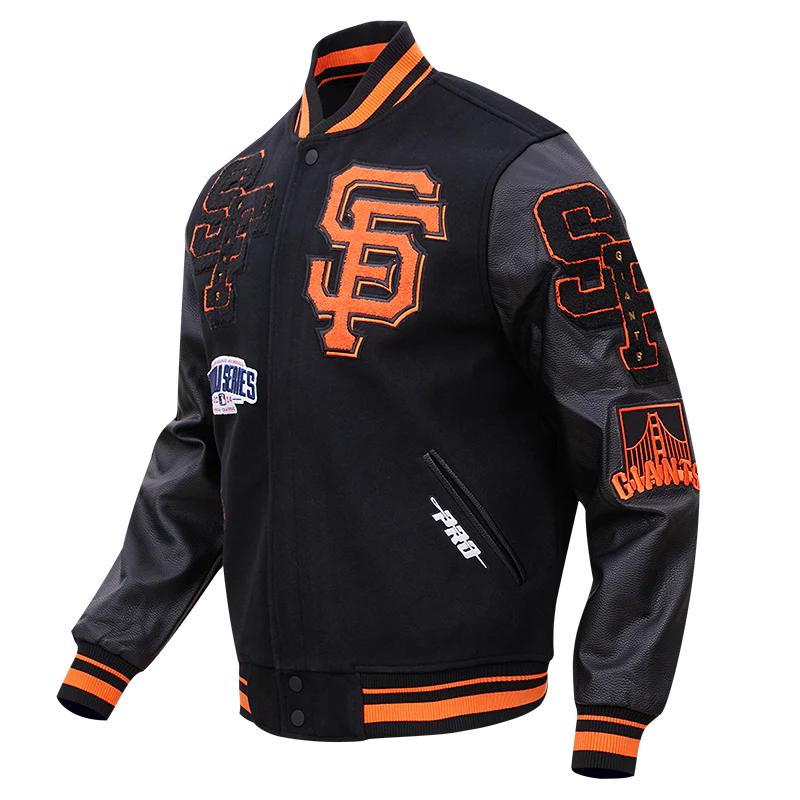 San Francisco Giants Mash Up Logo Varsity Jacket