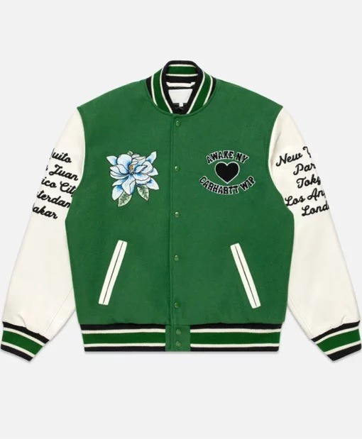 Lebron James Awake Ny Carhartt Wip Varsity Jacket