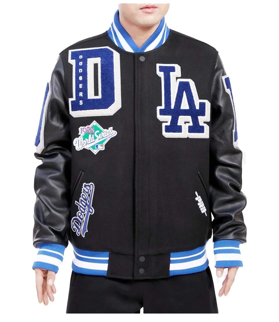 LA Dodgers Mash Up Wool Varsity Jacket
