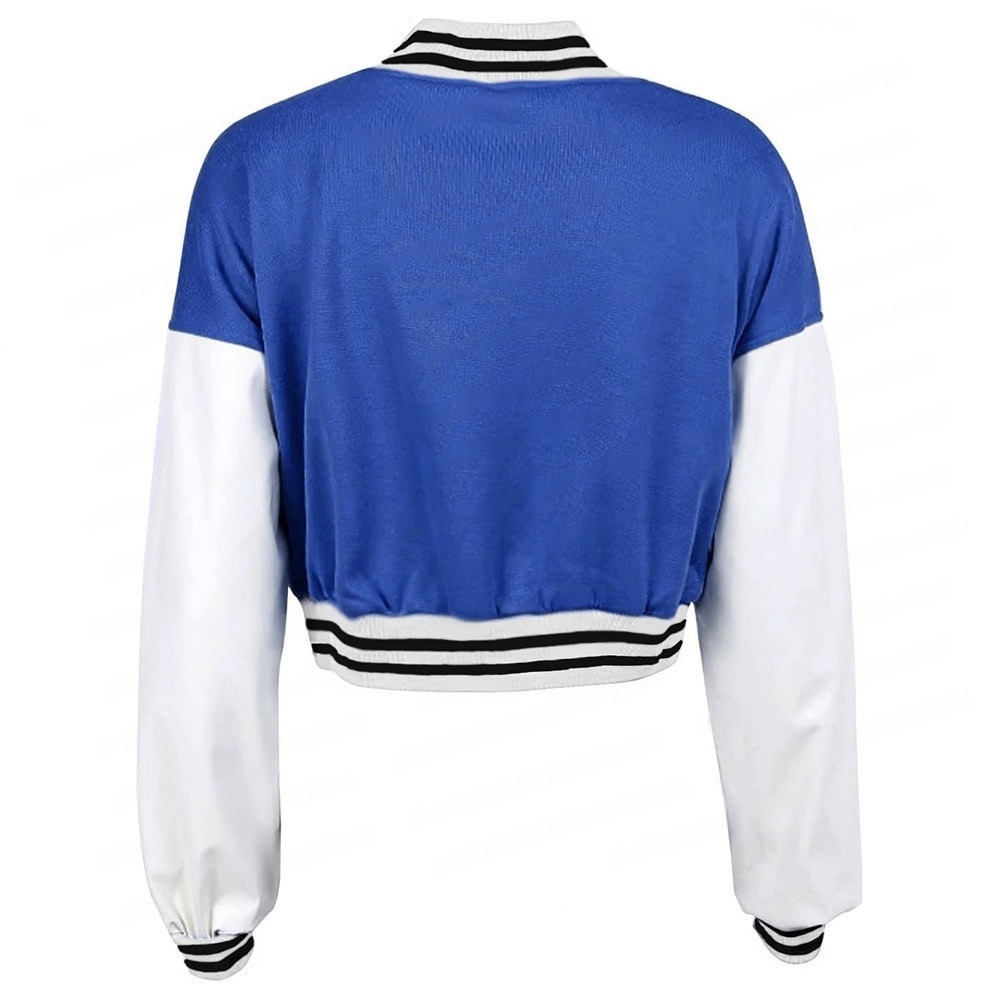 LA Cropped Becky G Letterman Varsity Jacket