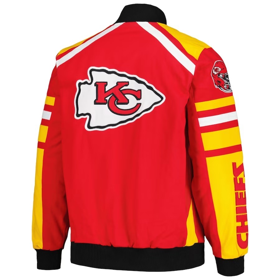 Kansas City Chiefs G-III Sports Red Power Forward Racing Jacket