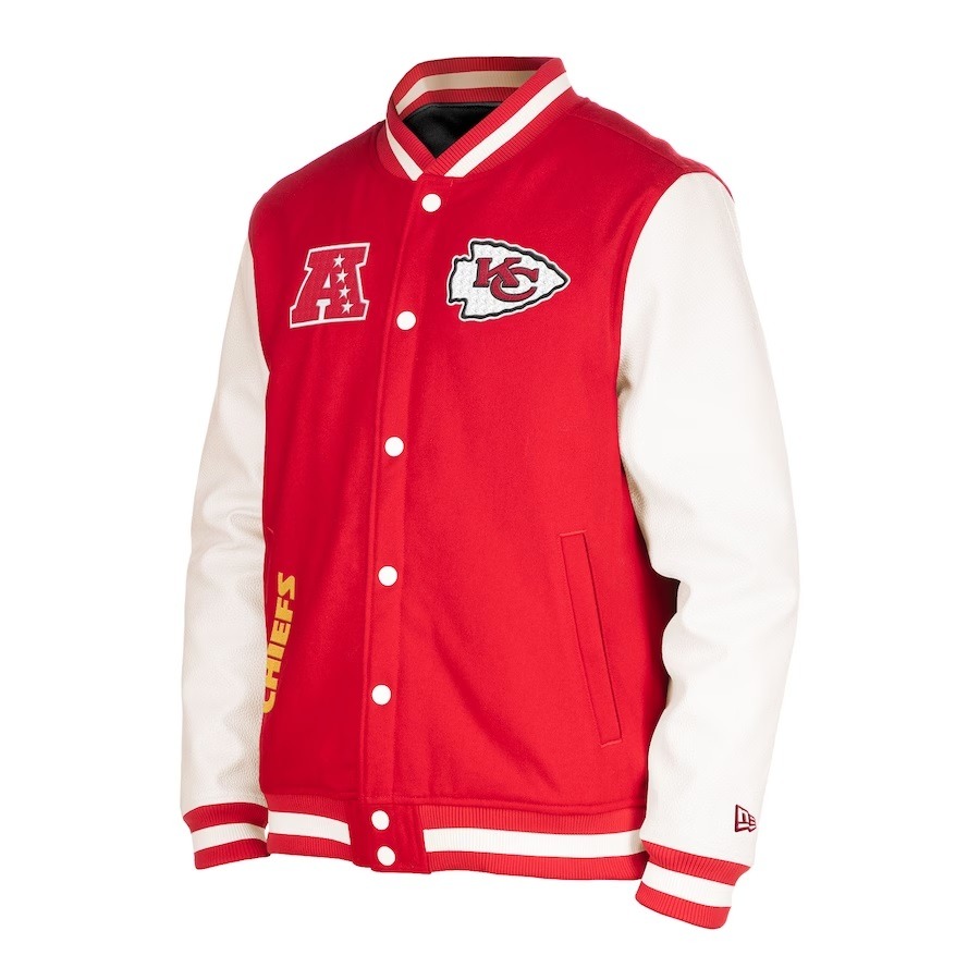 Kansas City Chiefs New Era Red Third Down Varsity Jacket
