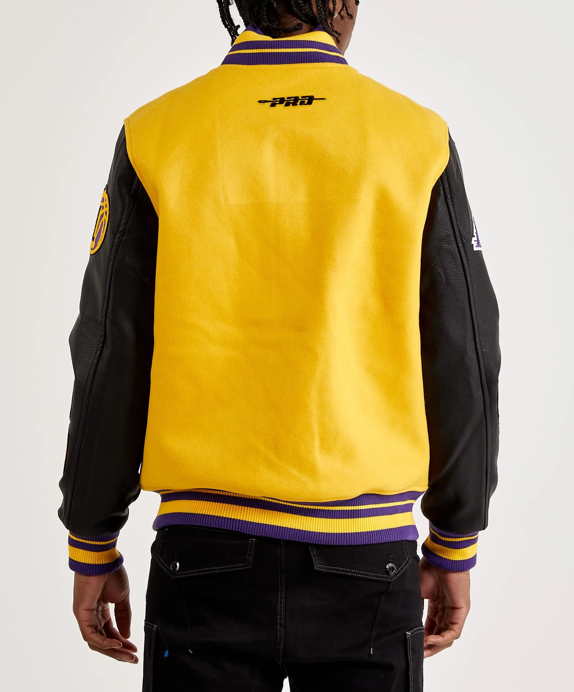 Los Angeles Lakers Yellow Varsity Jacket