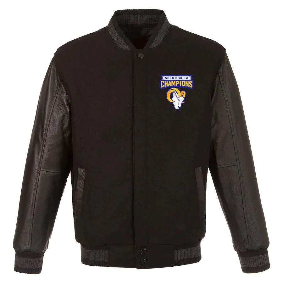 Los Angeles Rams Super Bowl LVI Champions Wool Varsity Jacket