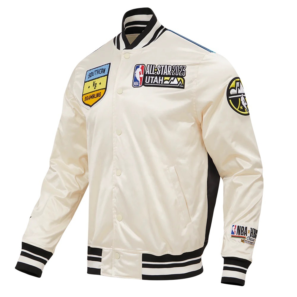 Nba X Hbcu All Star 2023 Satin Varsity Jacket