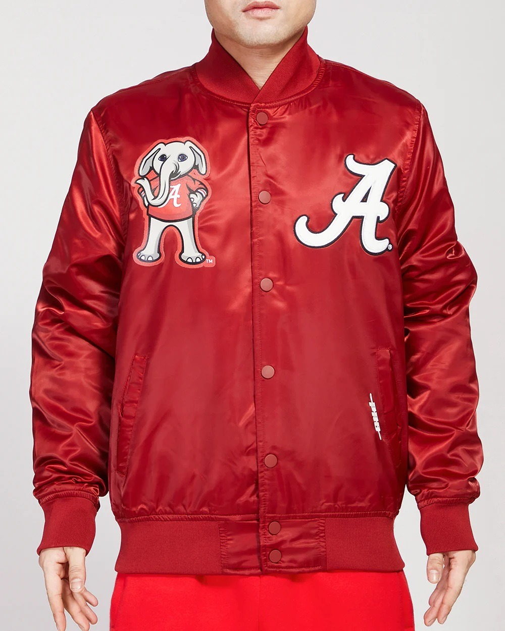 University Of Alabama Classic Red Satin Jacket