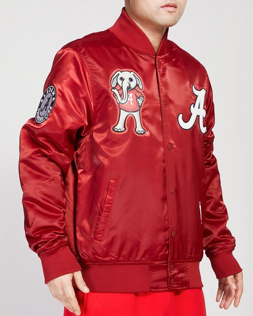 University Of Alabama Classic Red Satin Jacket