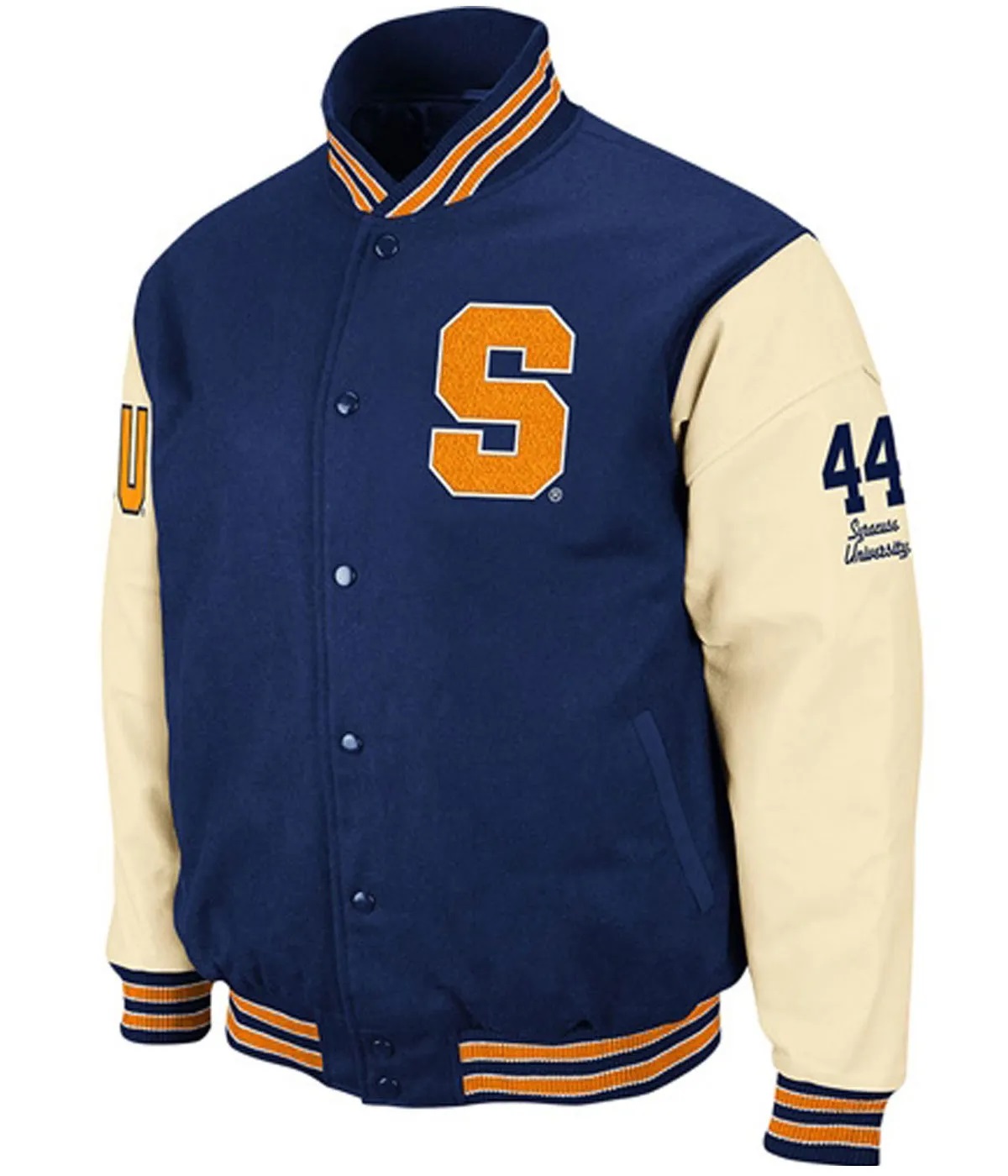 Syracuse S Letterman Varsity Jacket