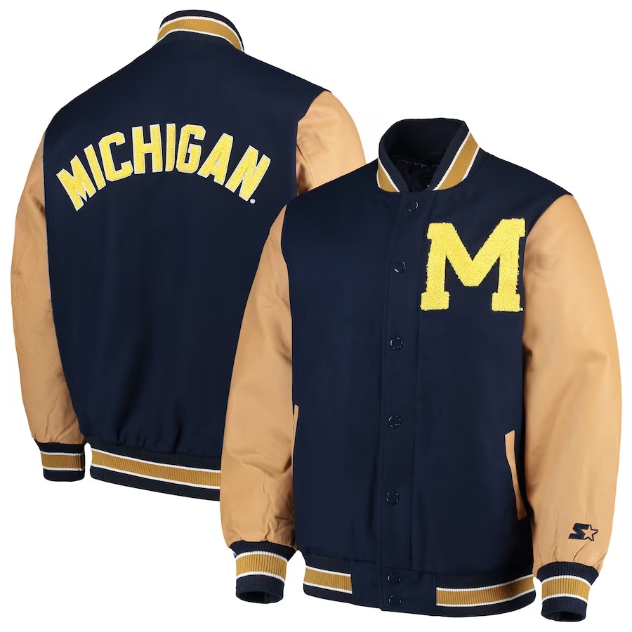 University Of Michigan Letterman Varsity Jacket