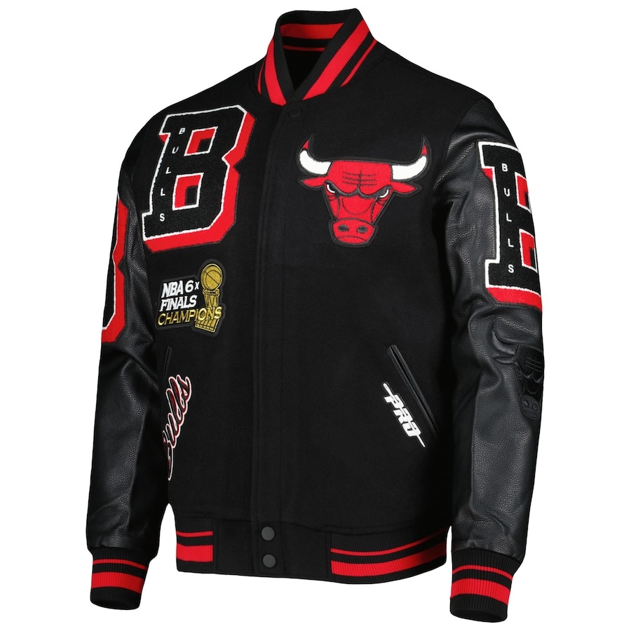 Chicago Bulls NBA Finals Champions Varsity Jacket