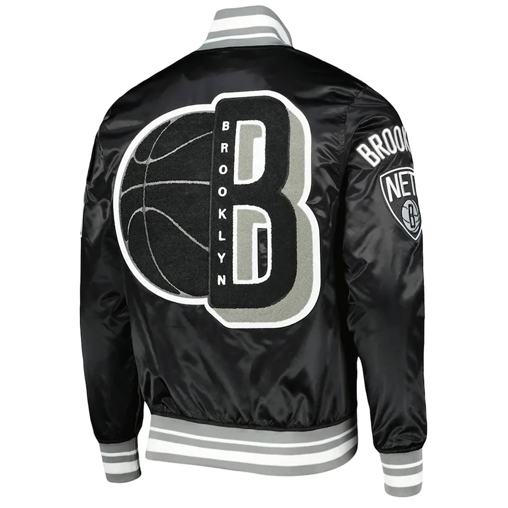 Mash Up Capsule Brooklyn Nets Satin Jacket