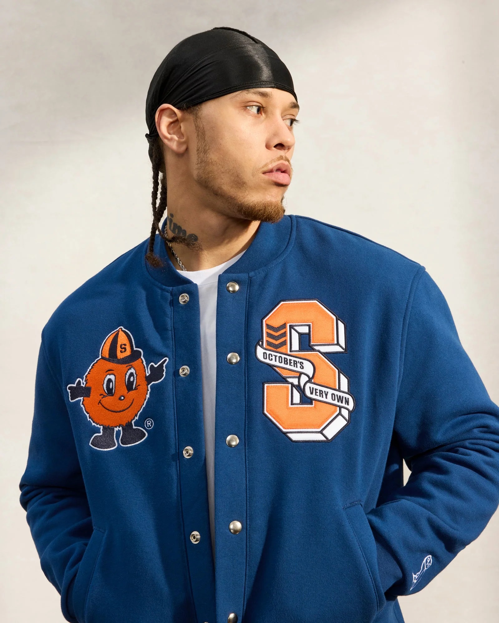 Syracuse Orange Fleece Varsity Jacket