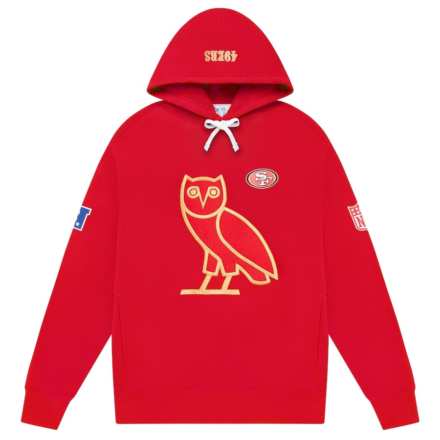San Francisco 49ers OVO Scarlet Hoodie