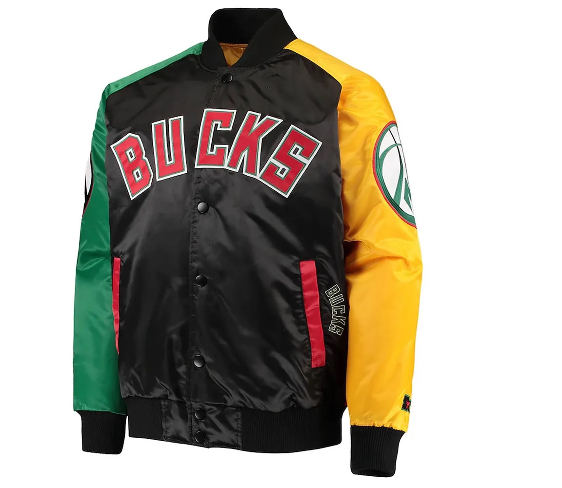 Ty Mopkins Milwaukee Bucks Satin Jacket