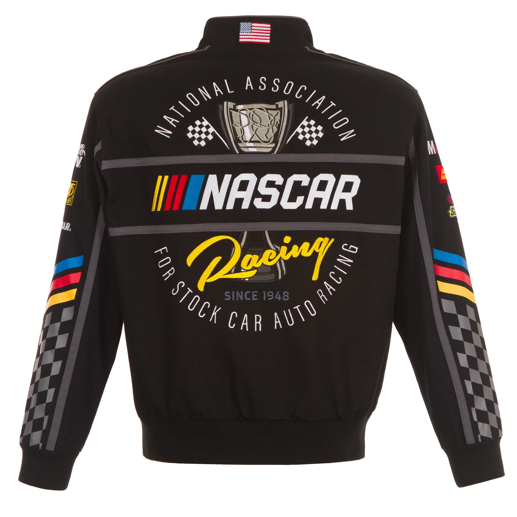 2024 Nascar Black Full-Snap Jacket