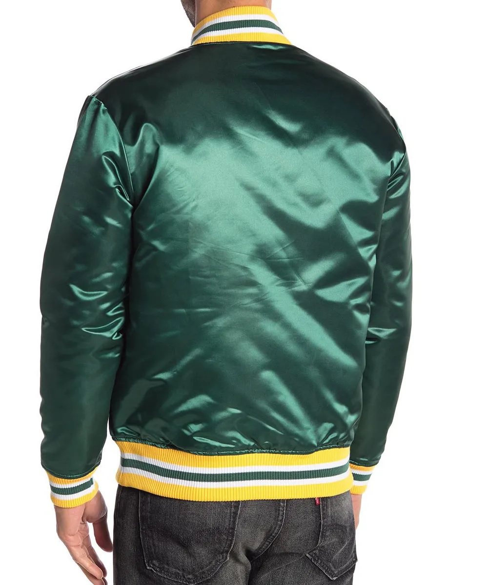 Bay Packers Satin Green Jacket