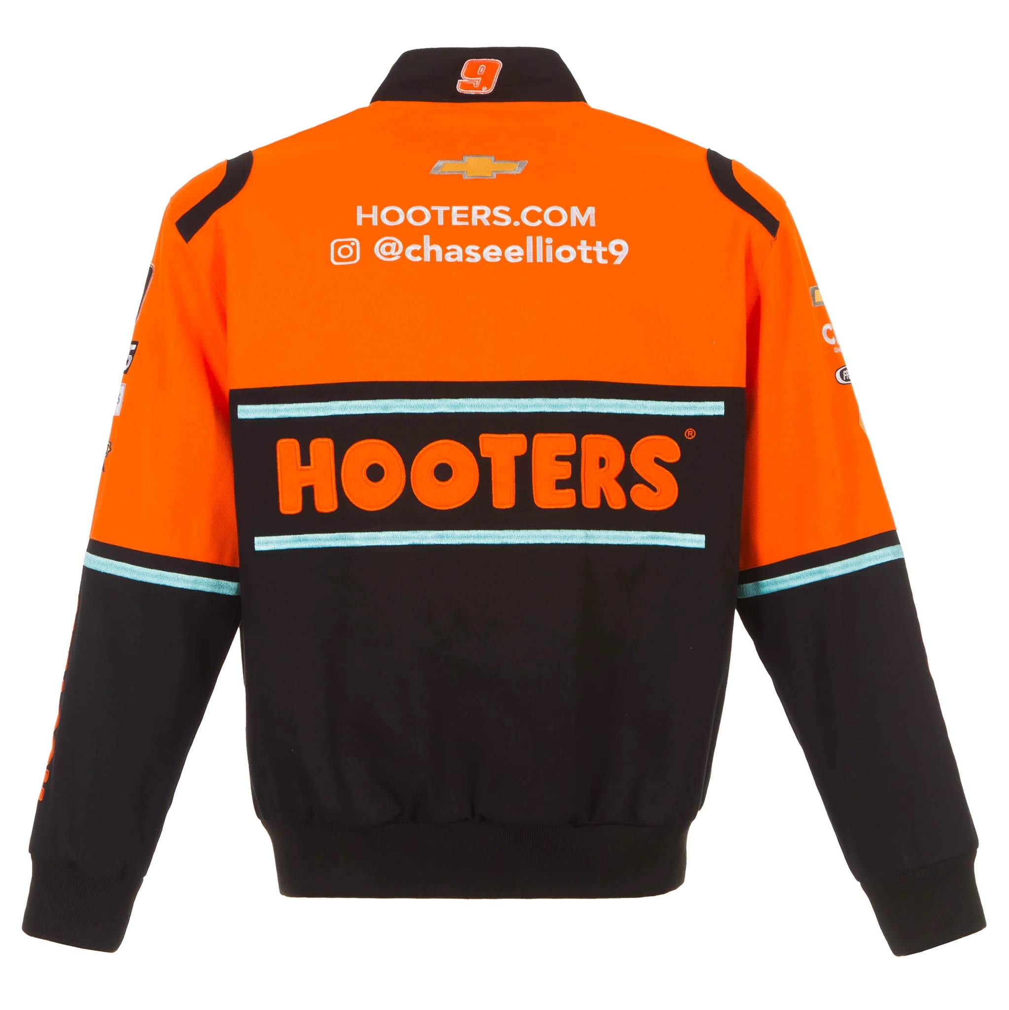 Nascar Chase Elliott Hooters Twill Full-Snap Jacket