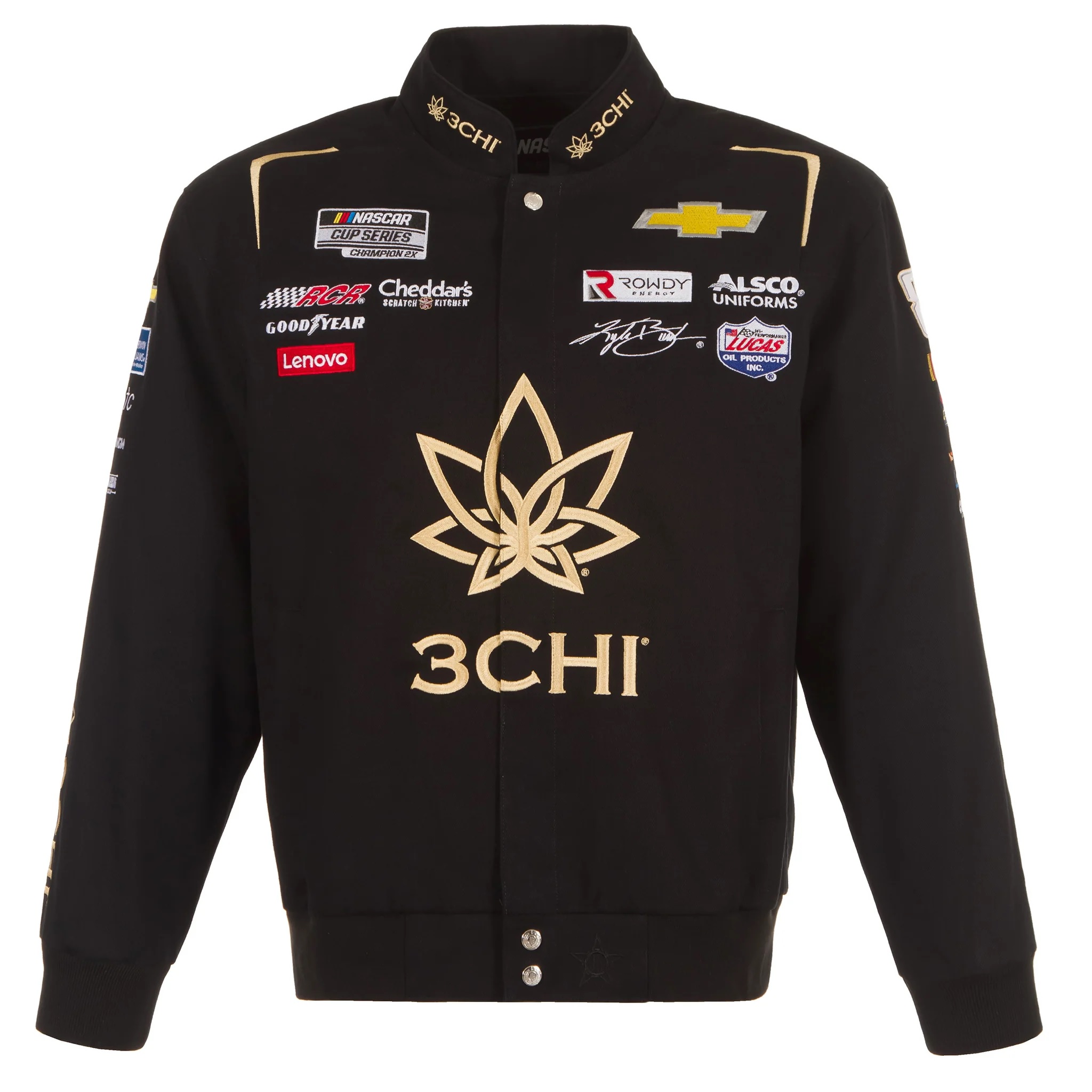 Nascar Kyle Busch 3Chi Cotton Twill Full Snap Jacket