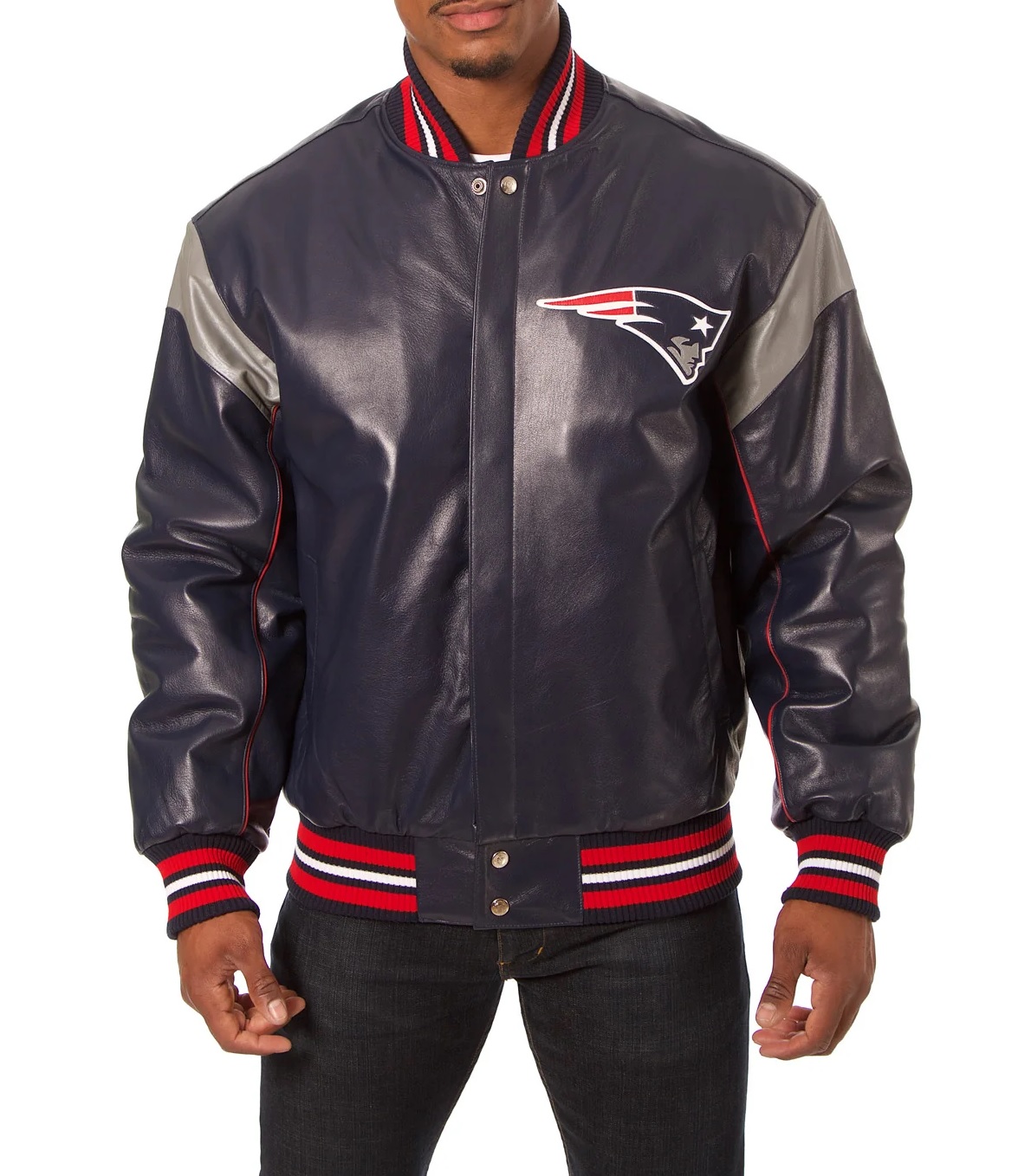 New England Patriots Leather Jacket