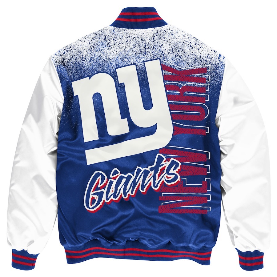 New York Giants Sublimated Varsity Jacket.