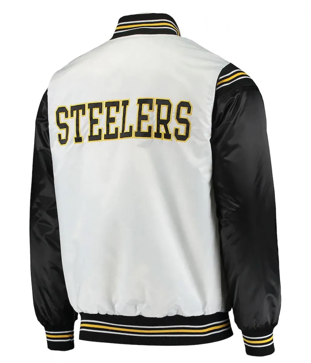 Pittsburgh Steelers Historic Renegade White and Black Jacket