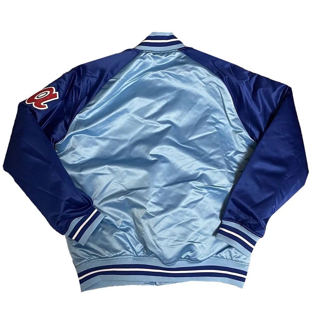Reload Atlanta Braves Blue Satin Jacket