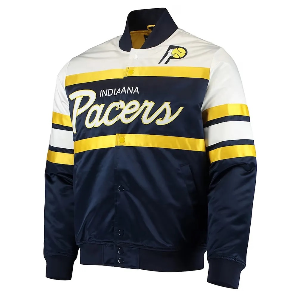 Special Script Indiana Pacers Navy Jacket