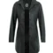 Women’s Long Leather Coat – Genuine Rub-Off Lambskin Vintage Jacket