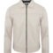 Real Lambskin Beige Motorcycle Jacket – Classic Turn-Down Collar for Men