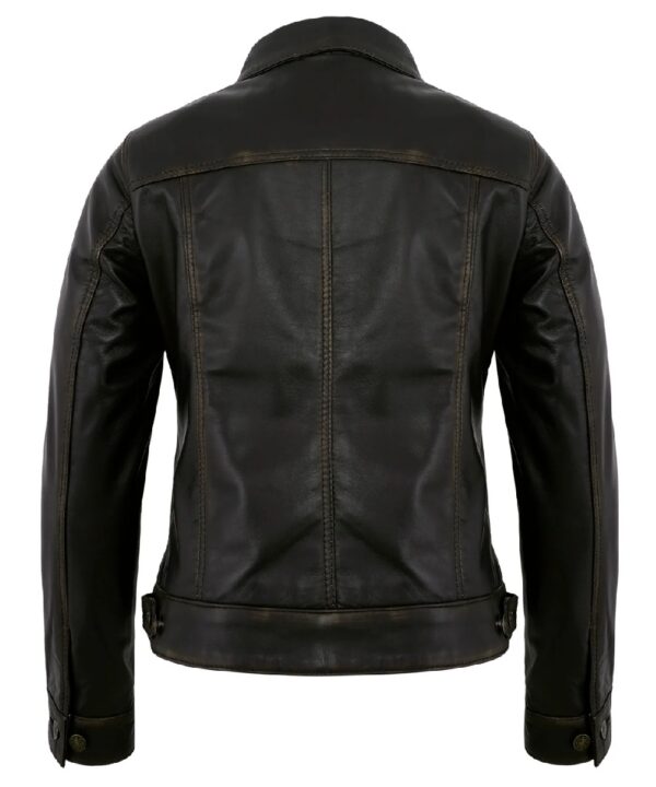 Light Brown Faux Suede Jacket For Men's With Western Style