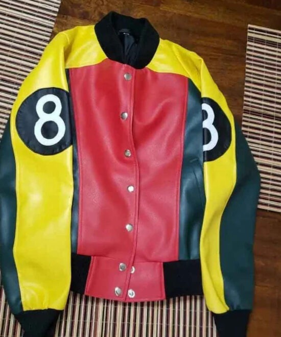 8 Ball Pool Stylish Bomber Jacket for Women's