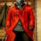 Aiden Pearce Watch Dogs Leather Red Long Coat