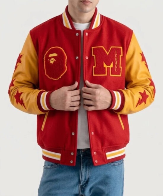 Bape Michael Jackson Varsity Jacket